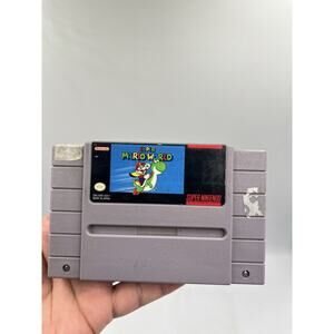 Super Mario World (Super Nintendo SNES, 1991) - Game Cartridge Only - Works